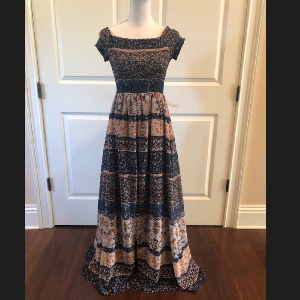 Multicolored Tularosa Smocked dress